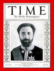 Haile Selassie in Time Magazine 1930